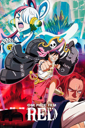 Gbeye GBYDCO194 One Piece Red Movie Poster Poster 61x 91-5cm | Posters.nl