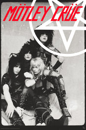 gbeye gbydco294 motley crue pentangle poster 61x91 5cm | Posters.nl