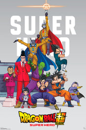 gbeye gbydco327 dragon ball hero group poster 61x91 5cm | Posters.nl