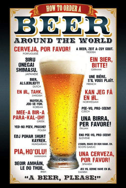GBeye Beer How to Order Poster 61x91,5cm | Posters.nl