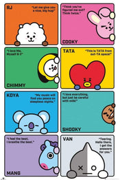 GBeye BT21 Compilation Poster 61x91,5cm | Posters.nl