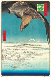 GBeye Hiroshige Jumantsubo Plain at Fukagawa Poster 61x91,5cm | Posters.nl