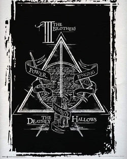 GBeye Harry Potter Deathly Hallows Graphic Poster 40x50cm | Posters.nl