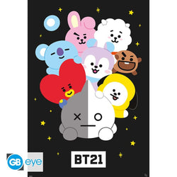 Grupo Erik GBYDCO546 Bt21 Characters Poster 61X91,5cm | Posters.nl