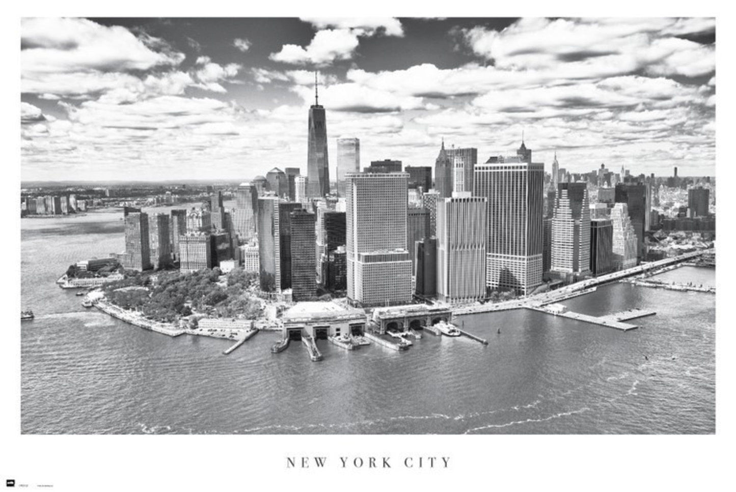 Grupo Erik GPE5025 New York City Airview Poster 91,5X61cm | Posters.nl