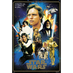 Grupo Erik GPE5163 Star Wars Classic 40 Anniversary Heroes Poster 61X91,5cm | Posters.nl