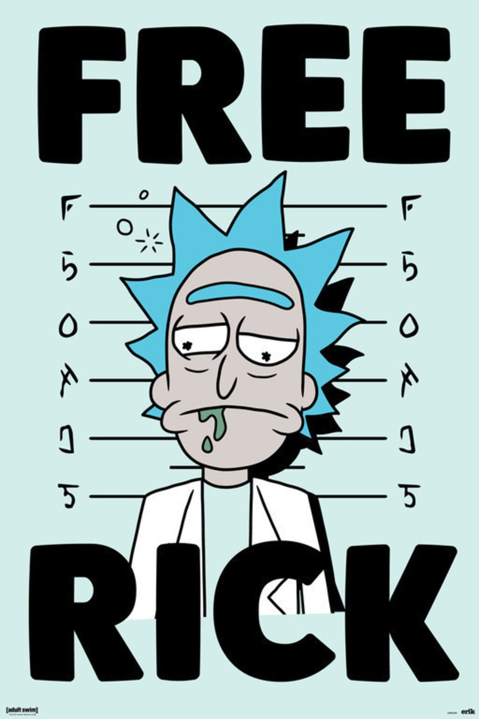 Grupo Erik GPE5251 Rick And Morty Free Rick Poster 61X91,5cm | Posters.nl
