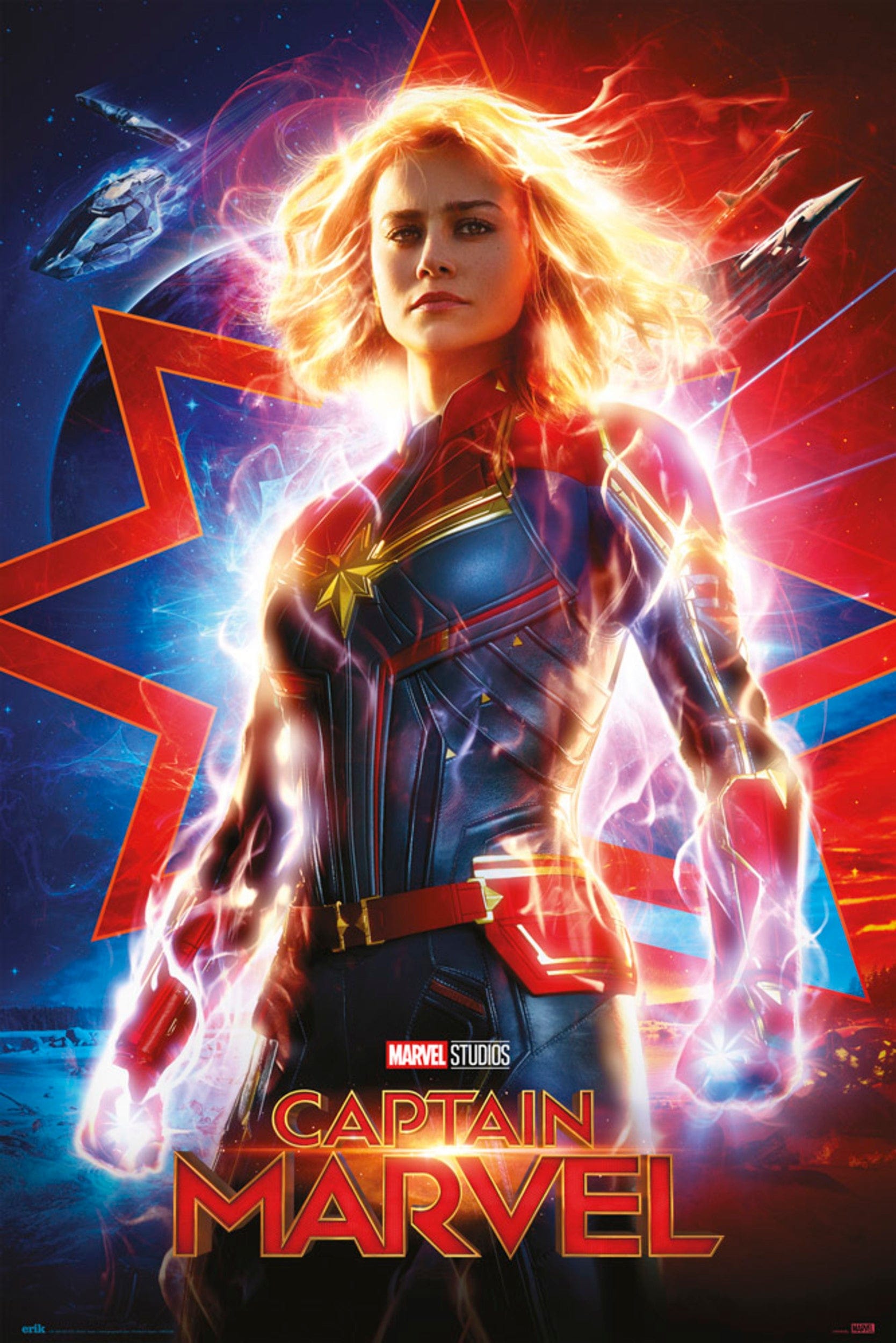 Grupo Erik GPE5296 Marvel Capitana Marvel One Sheet Poster 61X91,5cm | Posters.nl