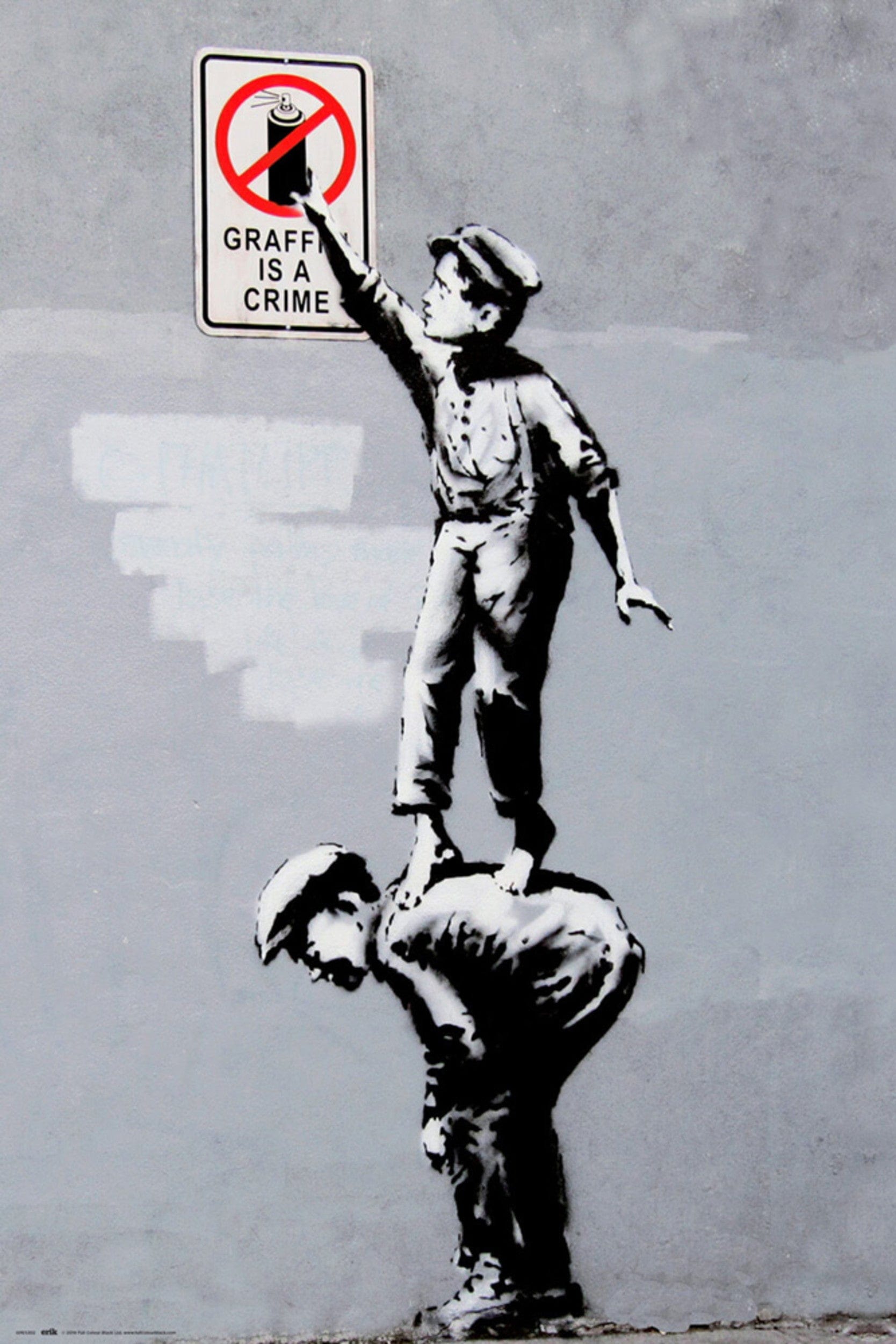 Grupo Erik GPE5302 Brandalised Grafitti Is A Crime Poster 61X91,5cm | Posters.nl