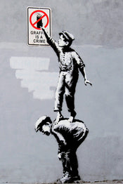 Grupo Erik GPE5302 Brandalised Grafitti Is A Crime Poster 61X91,5cm | Posters.nl