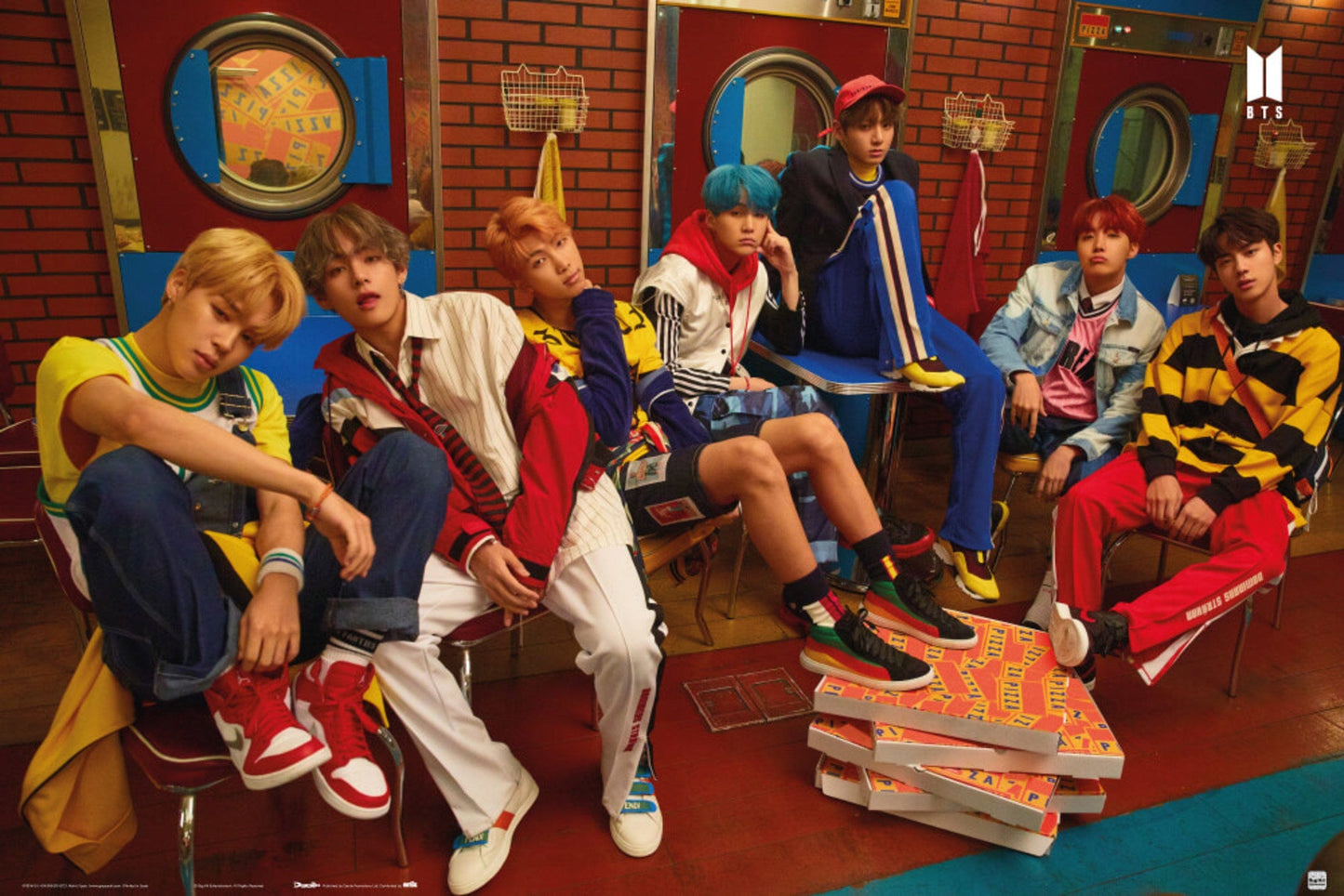 Grupo Erik GPE5409 Bts Pizza Poster 91,5X61cm | Posters.nl