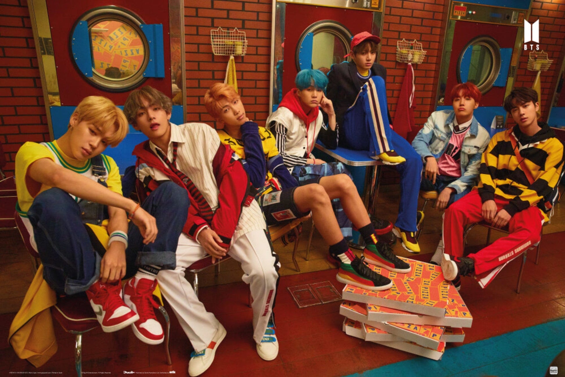 Grupo Erik GPE5409 Bts Pizza Poster 91,5X61cm | Posters.nl