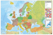 Grupo Erik GPE5441 Physical Political Map Of Europe Es Poster 91,5X61cm | Posters.nl