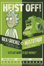 Grupo Erik GPE5450 Rick And Morty Season 4 Heist Off Poster 61X91,5cm | Posters.nl