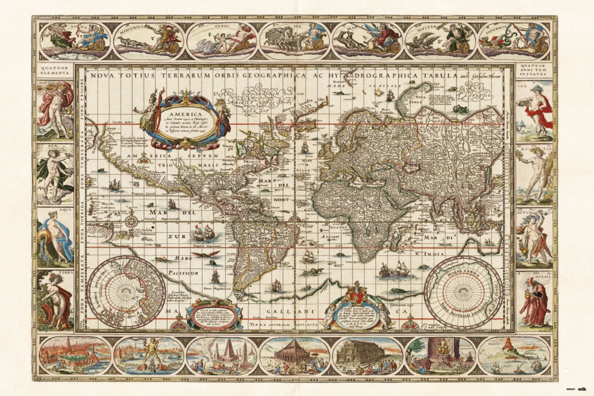 Grupo Erik GPE5452 Ancient World Map Poster 91,5X61cm | Posters.nl