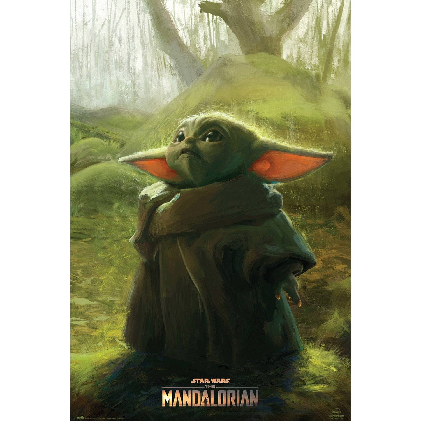 Grupo Erik GPE5487 Star Wars The Mandalorian The Child Art Poster 61X91,5cm | Posters.nl