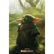 Grupo Erik GPE5487 Star Wars The Mandalorian The Child Art Poster 61X91,5cm | Posters.nl