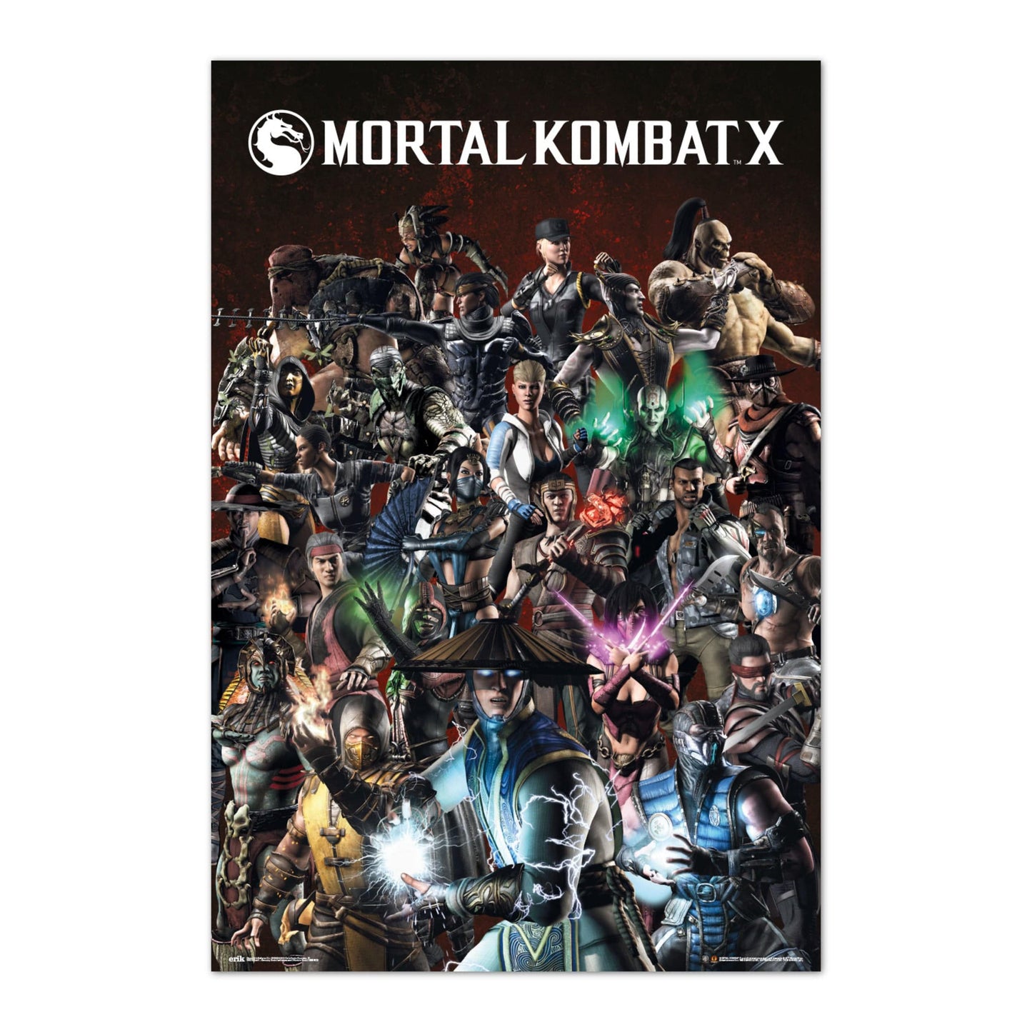 Grupo Erik GPE5510 Mortal Kombat Characters Poster 61X91,5cm | Posters.nl