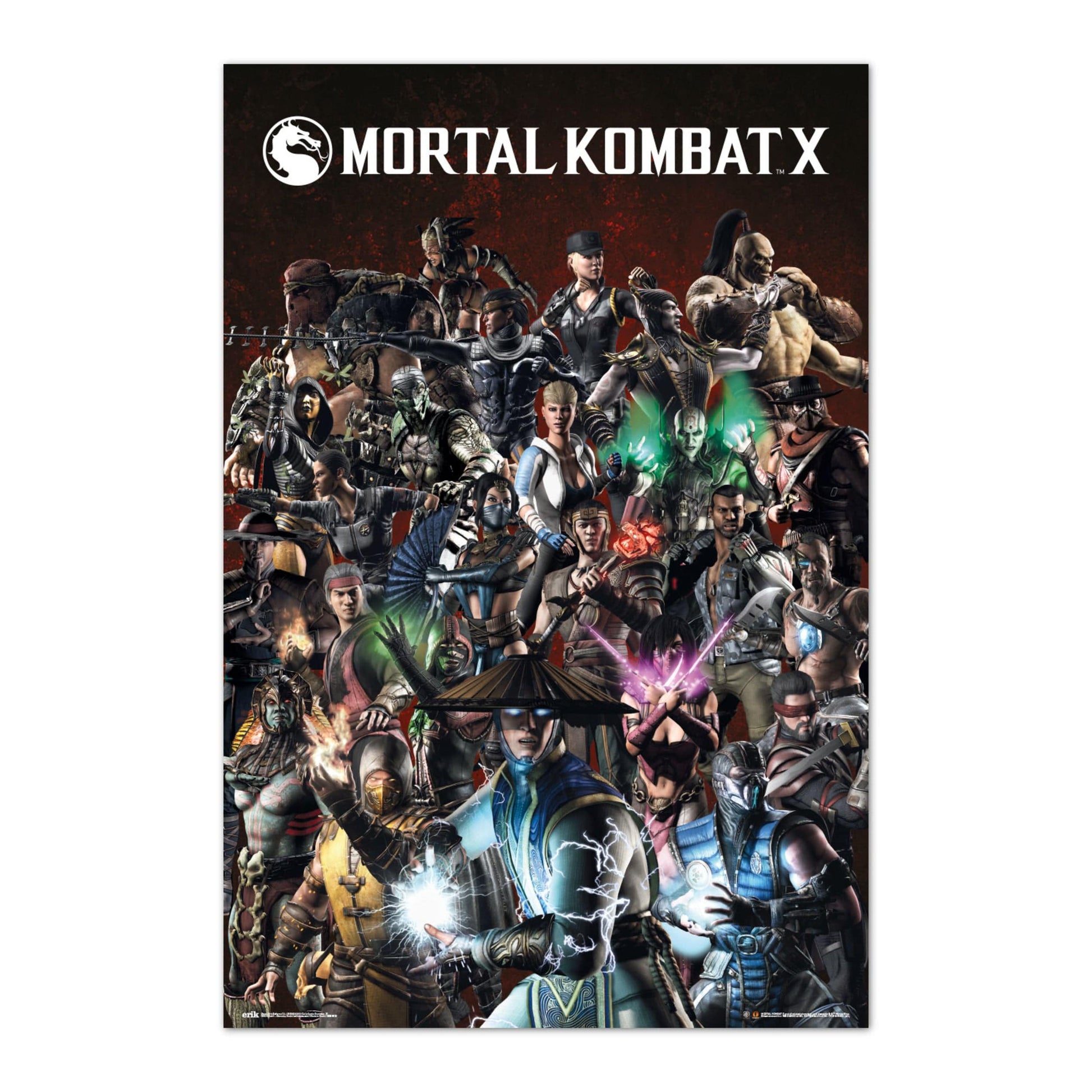 Grupo Erik GPE5510 Mortal Kombat Characters Poster 61X91,5cm | Posters.nl