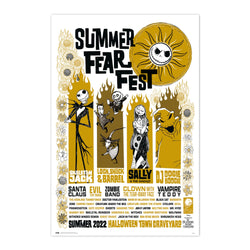 Grupo Erik GPE5521 Disney Nightmare Before Christmas Summer Fear Fest Poster 61X91,5cm | Posters.nl