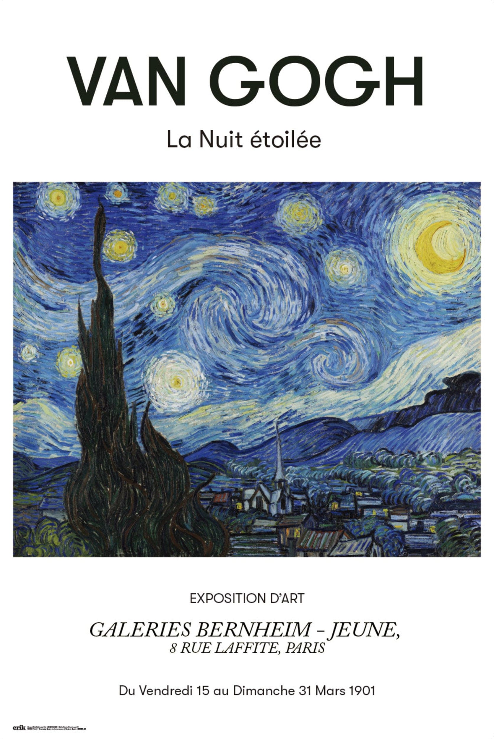 Grupo Erik GPE5545 Van Gogh La Nuit Etoilee Poster 61X91,5cm | Posters.nl
