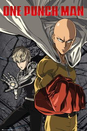 Grupo Erik Gpe5621 One Punch Man Saitama Vs Genos Poster 61x91 5cm | Posters.nl