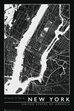 Grupo Erik Gpe5636 New York City Map Poster 61x91 5cm | Posters.nl