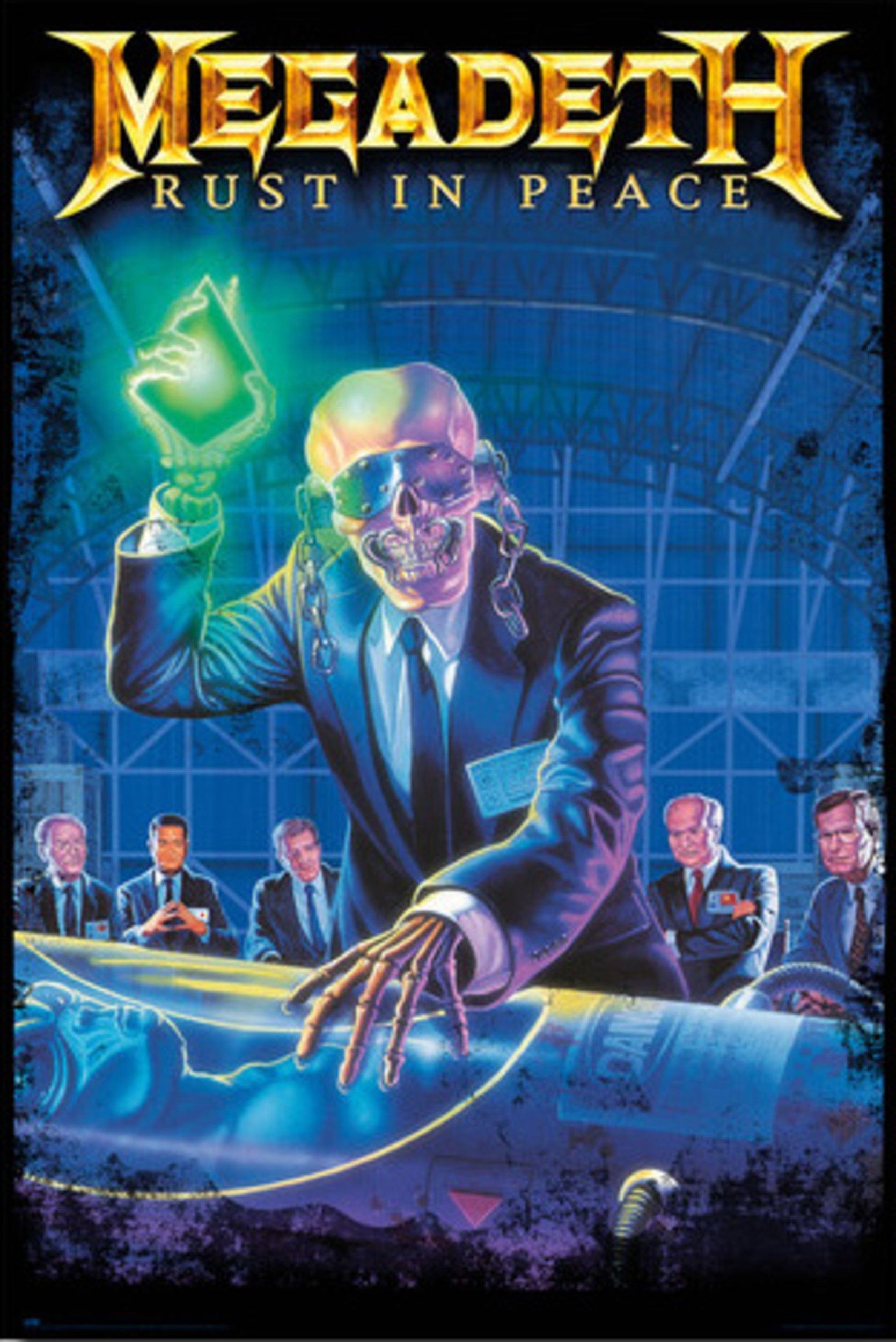 grupo erik gpe5706 megadeth rust in peace poster 61x91-5 cm | Posters.nl