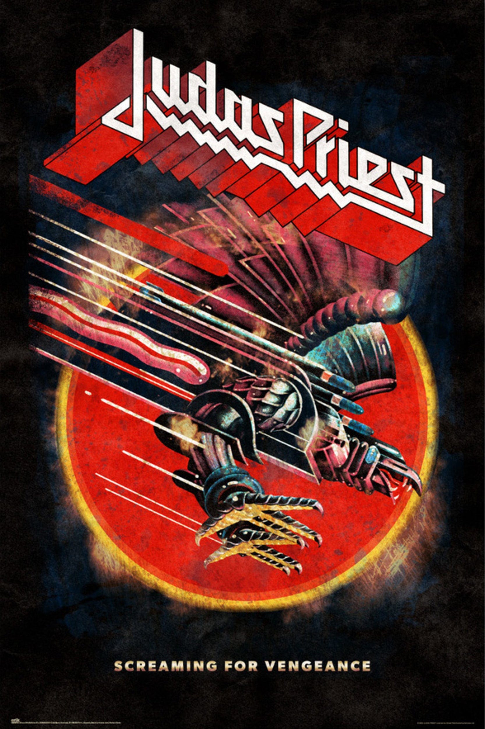 Grupo Erik Gpe5712 Judas Priest Screaming For Vengeance Poster 61x91 5cm | Posters.nl
