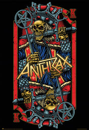 grupo erik gpe5714 anthrax evil kings poster 61x91 5cm | Posters.nl