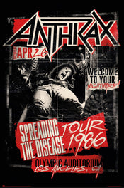 Grupo Erik Gpe5715 Anthrax Spreading The Disease 1986 Poster 61X91,5cm | Posters.nl