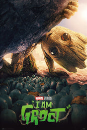 grupo erik gpe5718 marvel groot the little guy poster 61x91-5 cm | Posters.nl