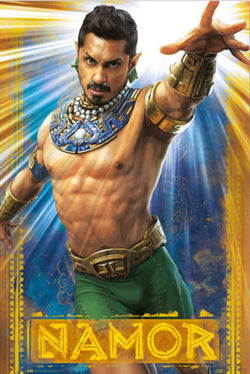 grupo erik gpe5720 marvel black panther wakanda forever namor poster 61x91-5 cm | Posters.nl