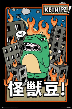 grupo erik gpe5734 ketnipz beanzilla poster 61x91 5cm | Posters.nl