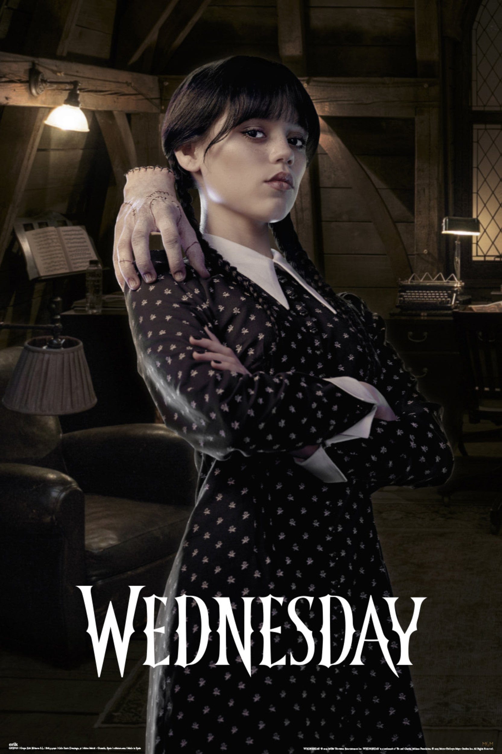 grupo erik gpe5749 wednesday room poster 61x91 5cm | Posters.nl