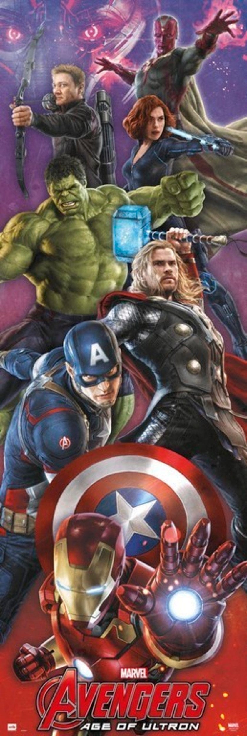 Grupo Erik PPGE8005 Marvel Avengers Age Of Ultron Poster 53X158cm | Posters.nl
