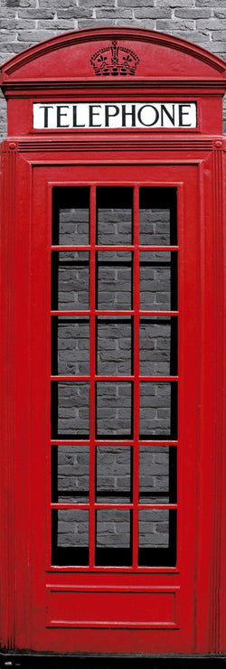 Grupo Erik PPGE8018 London Phone Box Poster 53X158cm | Posters.nl