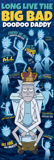 Grupo Erik PPGE8081 Rick And Morty Doodoo Daddy Poster 53X158cm | Posters.nl