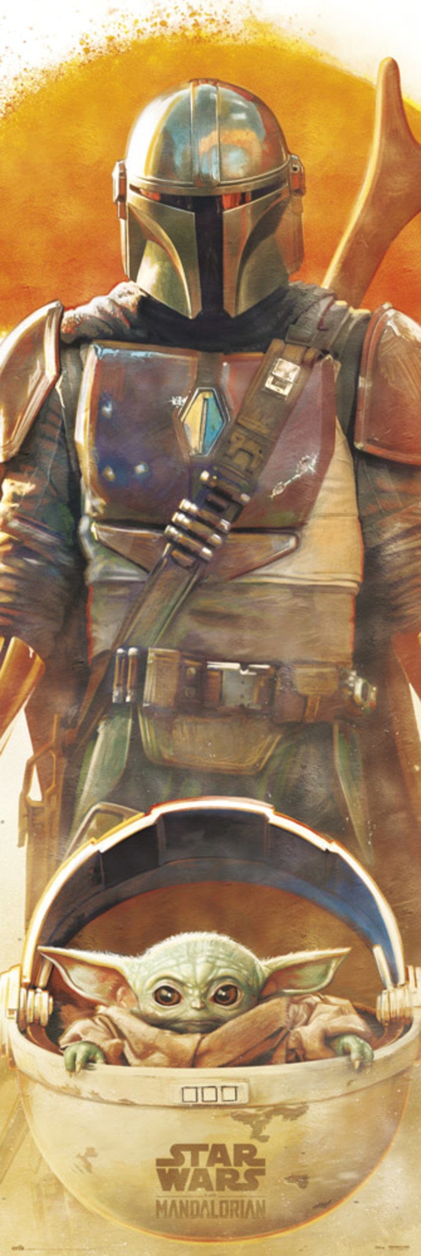 Grupo Erik PPGE8083 Star Wars The Mandalorian Poster 53X158cm | Posters.nl
