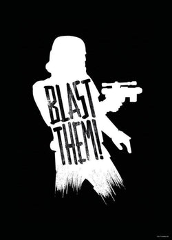 Komar Star Wars Silhouette Quotes Stormtrooper Kunstdruk 50x70cm | Posters.nl