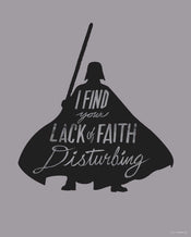 Komar Star Wars Silhouette Quotes Vader Kunstdruk 40x50cm | Posters.nl
