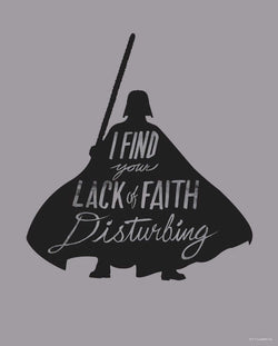 Komar Star Wars Silhouette Quotes Vader Kunstdruk 40x50cm | Posters.nl