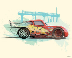 Komar Cars Lightning McQueen Kunstdruk 50x40cm | Posters.nl