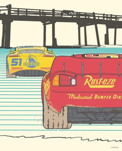 Komar Cars Strengthen Together Kunstdruk 40x50cm | Posters.nl