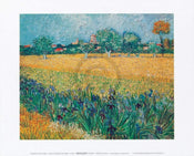 Vincent Van Gogh  Vista di Arles Con Irises Kunstdruk 30x24cm | Posters.nl