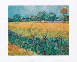 Vincent Van Gogh  Vista di Arles Con Irises Kunstdruk 30x24cm | Posters.nl