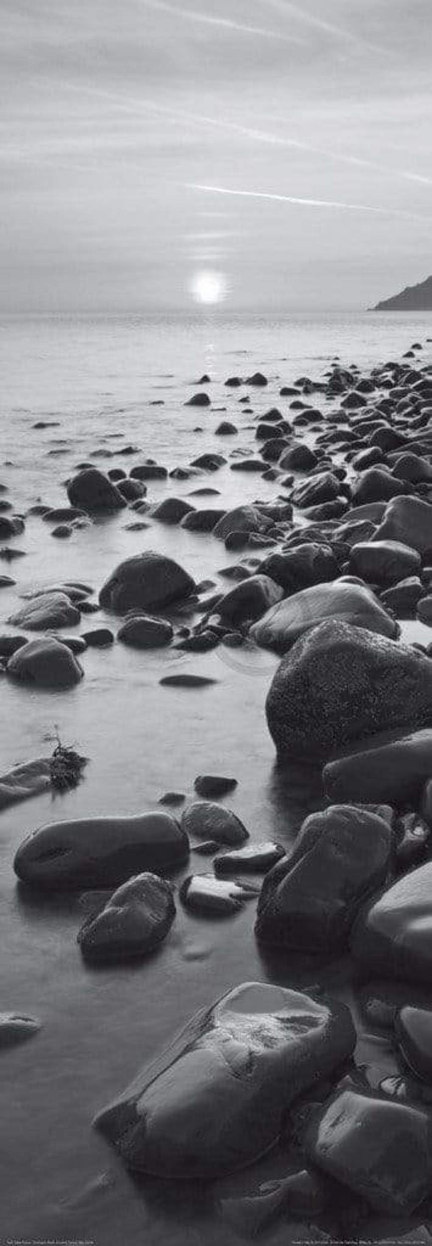 Adam Burton  Bossington Beach at sunrise Kunstdruk 33x95cm | Posters.nl
