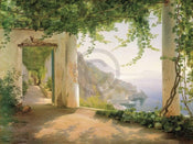 Carl Frederic Aagaard  Amalfi Cappuccini Kunstdruk 101x76cm | Posters.nl