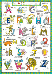 Gabriele Altevers  ABC der tollen Tiere Kunstdruk 48x68cm | Posters.nl