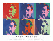 Andy Warhol  A Set of Six Self Portraits Kunstdruk 86x66cm | Posters.nl